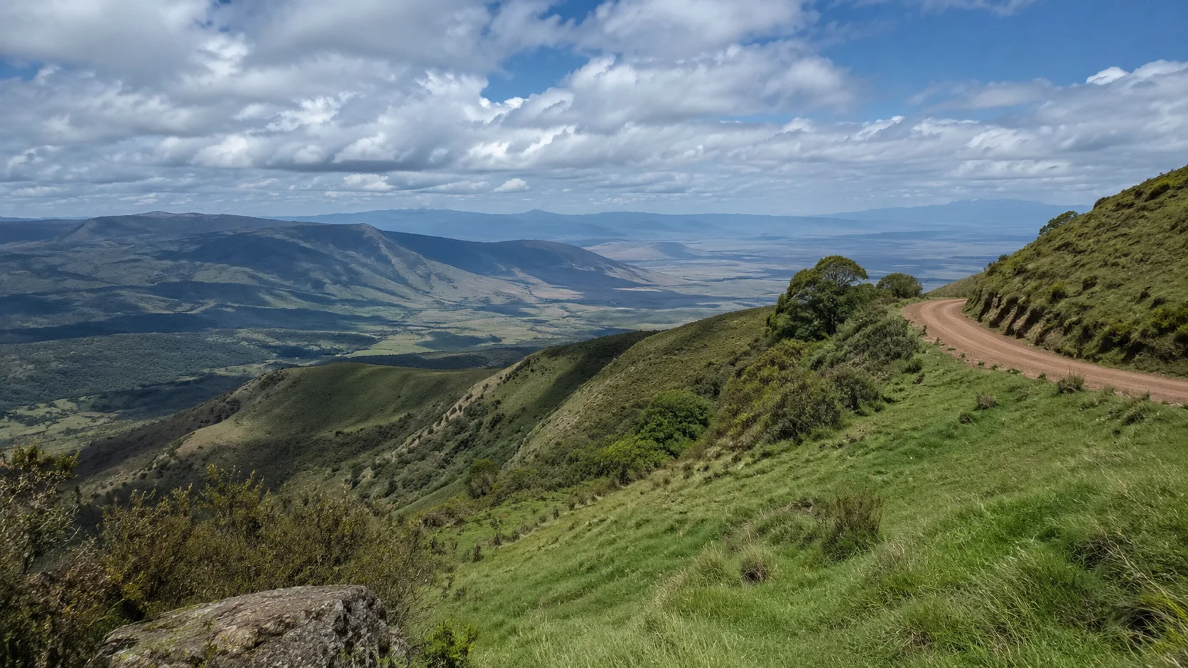Ngorongoro highlands landscape