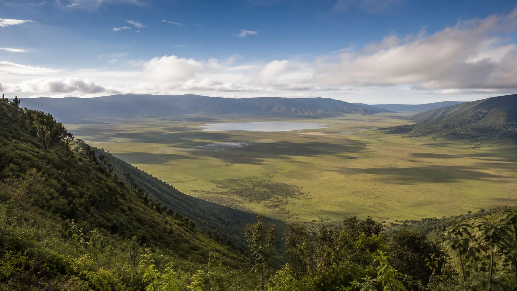 Ngorongoro crater panorama