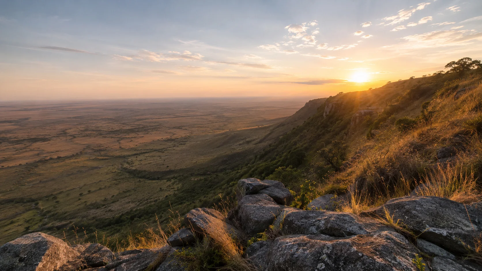 Oloololo escarpment view