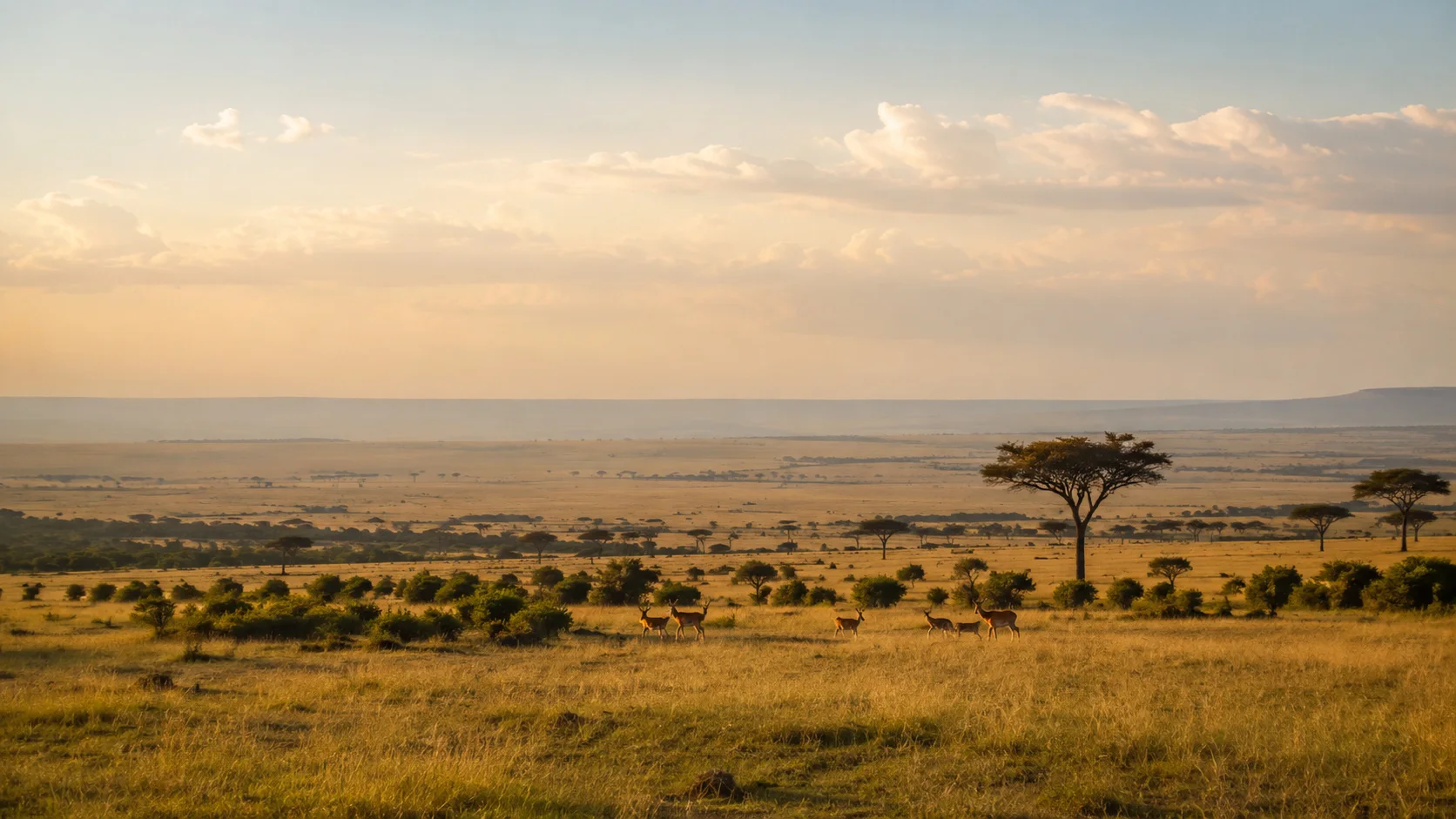 Maasai mara rolling grasslands